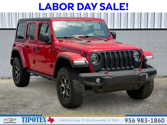 Firecracker Red Clearcoat 2021 Jeep Wrangler SUV / Crossover Four-Wheel Drive 8-Speed Automatic