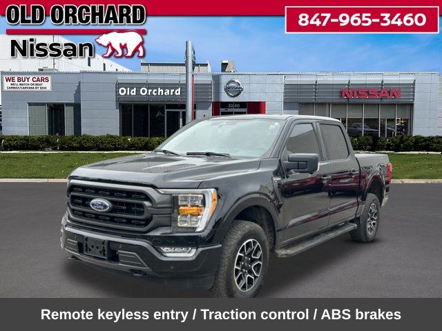Black 2023 Ford F-150 Pickup Truck Four-Wheel Drive Automatic
