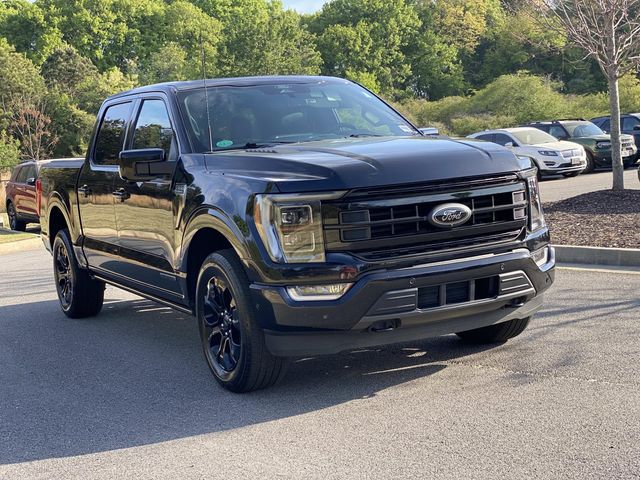 Agate Black Metallic 2022 Ford F-150 Platinum SuperCrew 4WD Pickup Truck Four-Wheel Drive Automatic