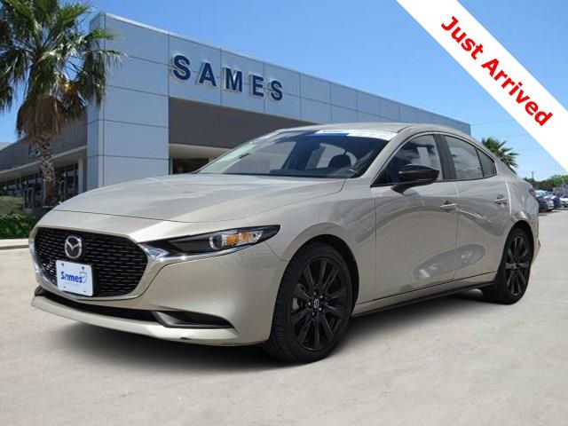 Gray (Platinum Quartz Metallic) 2024 Mazda MAZDA3 2.5 S Select Sport FWD Sedan Front-Wheel Drive 6-Speed Automatic