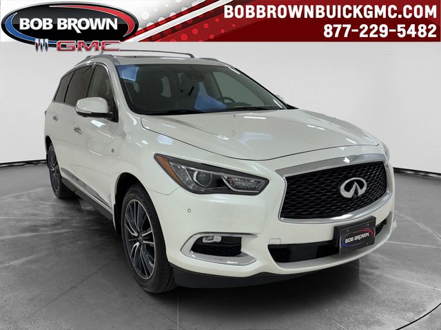 Majestic White 2019 INFINITI QX60 Luxe AWD SUV / Crossover All-Wheel Drive Continuously Variable Transmission