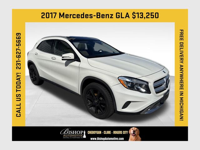 Cirrus White 2017 Mercedes-Benz GLA SUV / Crossover All-Wheel Drive 7-Speed Automatic
