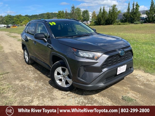 Magnetic Gray Metallic w/Black Roof 2019 Toyota RAV4 Hybrid SUV / Crossover All-Wheel Drive Continuously Variable Transmission