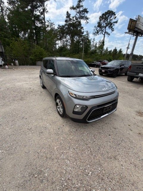 Steel Gray 2022 Kia Soul LX FWD SUV / Crossover Front-Wheel Drive Continuously Variable Transmission