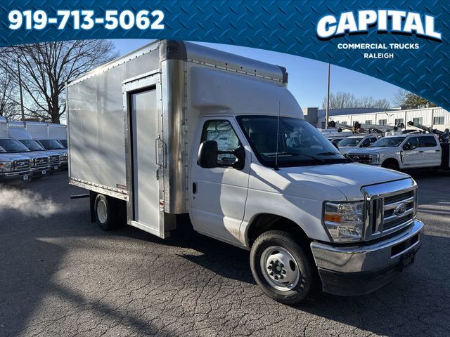 New 2025 White Ford 14FT BOX/SIDE DOOR image 2