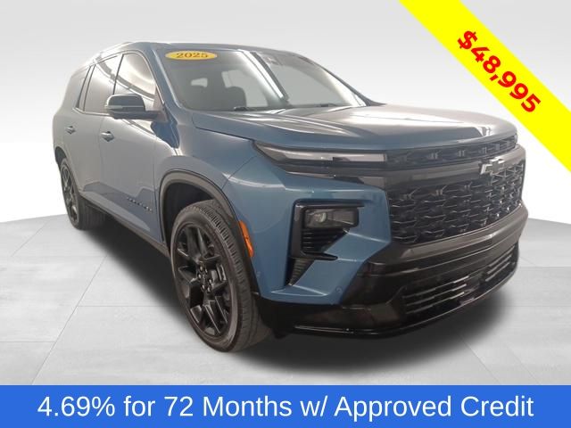 Lakeshore Blue 2025 Chevrolet Traverse SUV / Crossover Front-Wheel Drive 8-Speed Automatic