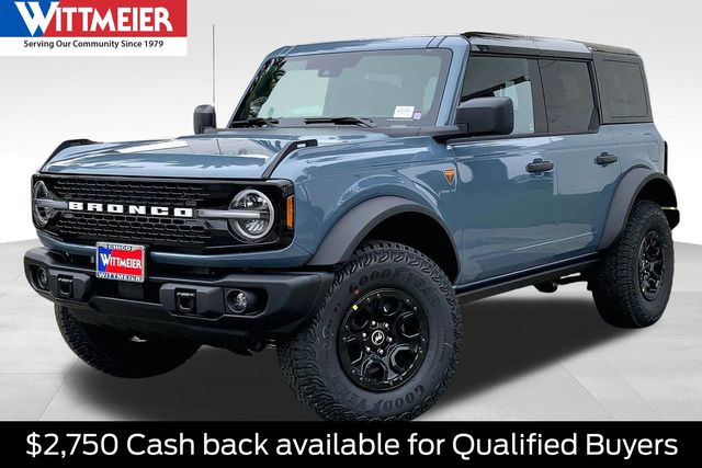 Blue (Azure Gray Metallic) 2025 Ford Bronco Badlands 4-Door 4WD SUV / Crossover Four-Wheel Drive Automatic