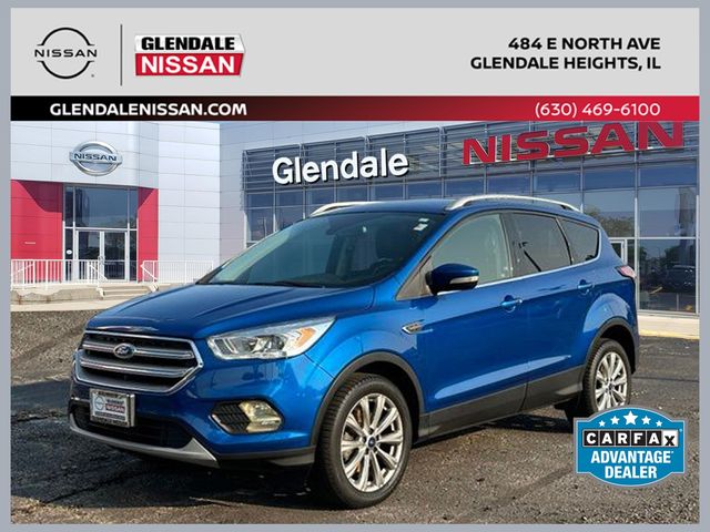 Lightning Blue Metallic 2017 Ford Escape SUV / Crossover All-Wheel Drive 6-Speed Automatic