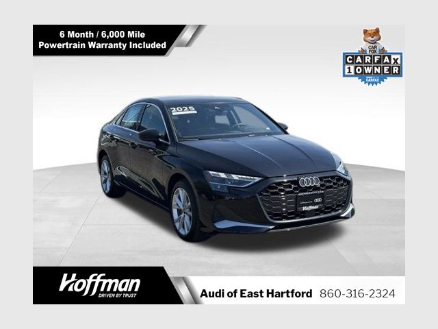 Brilliant Black 2025 Audi A3 quattro Premium 40 TFSI Sedan All-Wheel Drive 7-Speed Automatic