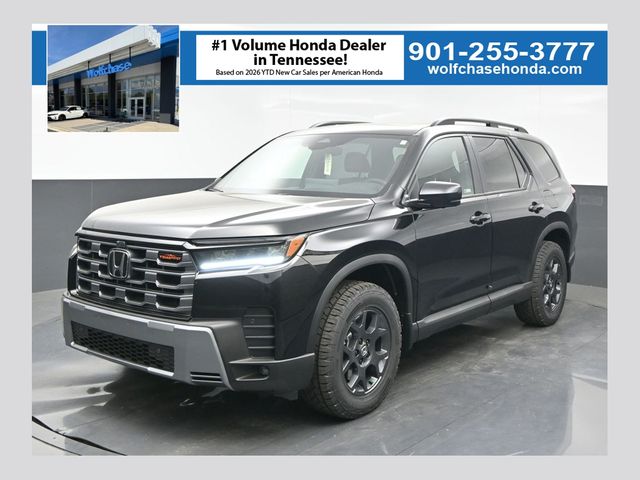 Crystal Black Pearl 2026 Honda Pilot TrailSport AWD SUV / Crossover All-Wheel Drive Automatic