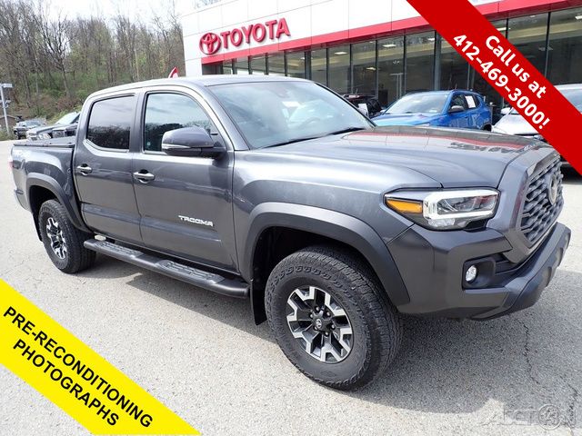 Magnetic Gray Metallic 2023 Toyota Tacoma TRD Off Road Double Cab 4WD Pickup Truck Four-Wheel Drive 6-Speed Automatic