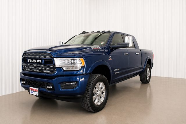 Patriot Blue Pearlcoat 2019 RAM 2500 Limited Mega Cab 4WD Pickup Truck Four-Wheel Drive 6-Speed Automatic