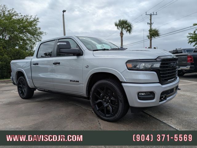 Silver Zynith 2026 RAM 1500 Laramie Crew Cab 4WD Pickup Truck Four-Wheel Drive 8-Speed Automatic