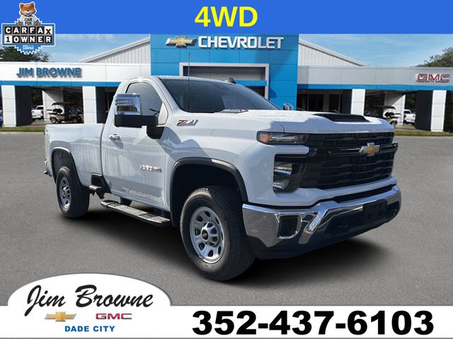 Summit White 2024 Chevrolet Silverado 3500HD Pickup Truck Four-Wheel Drive Automatic