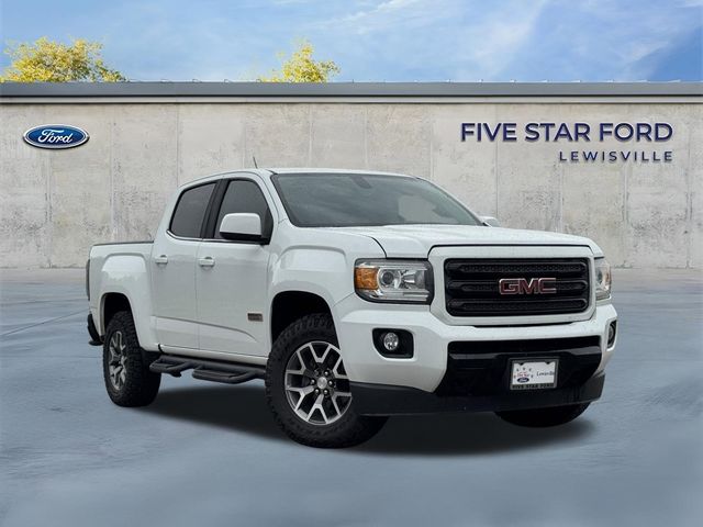 Summit White 2019 GMC Canyon All Terrain Crew Cab 4WD with Cloth Pickup Truck Four-Wheel Drive 8-Speed Automatic