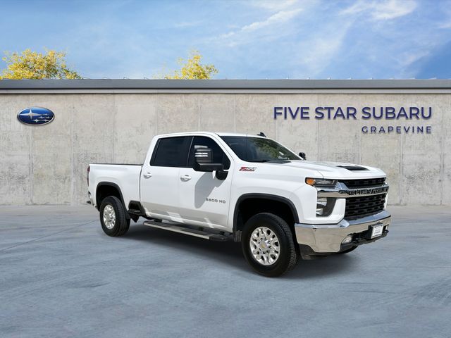 Summit White 2023 Chevrolet Silverado 2500HD LT Crew Cab 4WD Pickup Truck Four-Wheel Drive 6-Speed Automatic