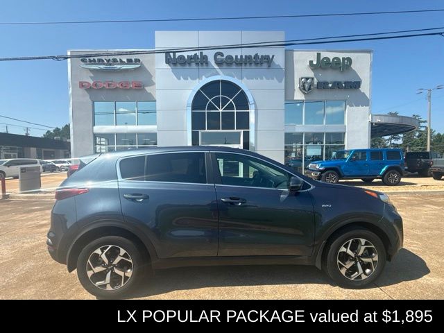 Pacific Blue 2020 Kia Sportage SUV / Crossover All-Wheel Drive 6-Speed Automatic Overdrive