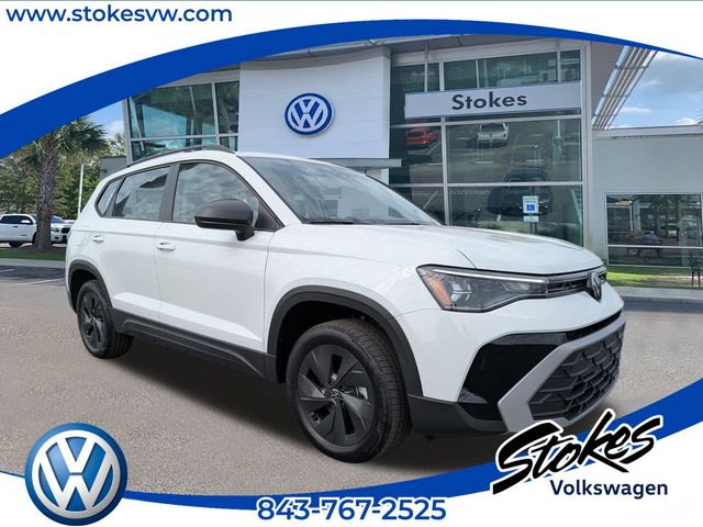 2026 Volkswagen Taos 1.5T S White at Stokes Volkswagen