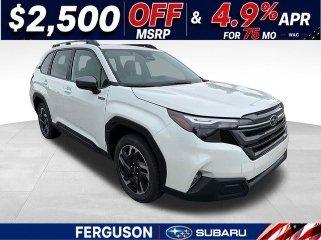 Crystal White Pearl 2026 Subaru Forester Hybrid SUV / Crossover All-Wheel Drive Continuously Variable Transmission