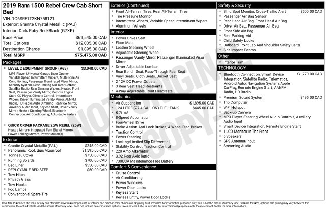 Used 2019 Ram 1500 Truck