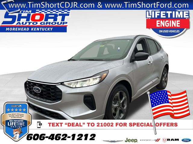 Silver Metallic 2024 Ford Escape Hybrid ST-Line FWD SUV / Crossover Front-Wheel Drive Continuously Variable Transmission