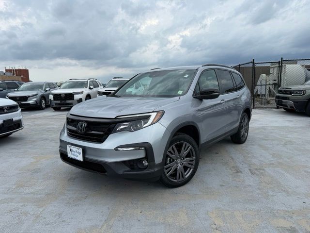 Lunar Silver Metallic 2022 Honda Pilot SUV / Crossover All-Wheel Drive 9-Speed Automatic