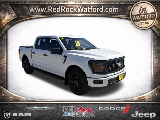 White 2024 Ford F-150 Pickup Truck Four-Wheel Drive Automatic