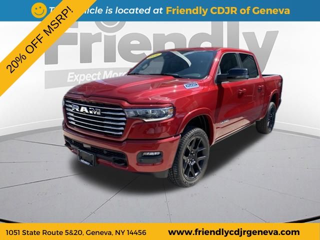 Molten Red Pearlcoat 2026 RAM 1500 Pickup Truck Four-Wheel Drive 8-Speed Automatic
