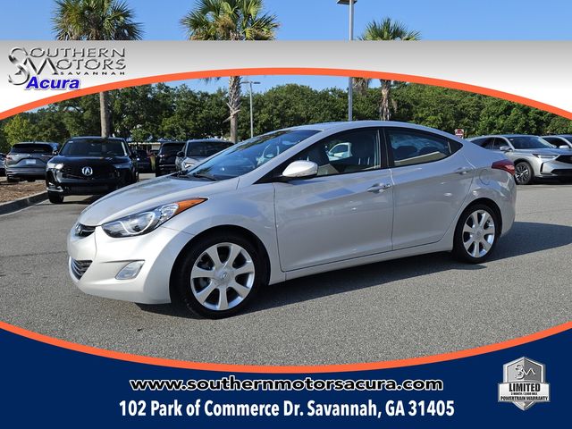 Shimmering Air Silver 2013 Hyundai Elantra Sedan Front-Wheel Drive 6-Speed Automatic Overdrive