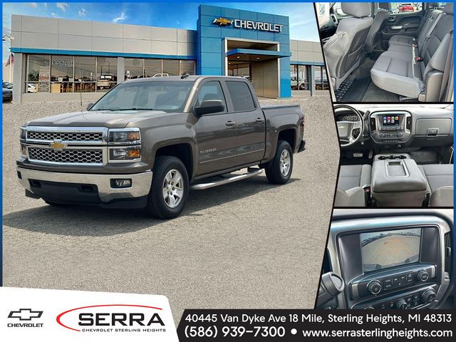 Brownstone Metallic 2015 Chevrolet Silverado 1500 Pickup Truck Four-Wheel Drive 6-Speed Automatic Overdrive