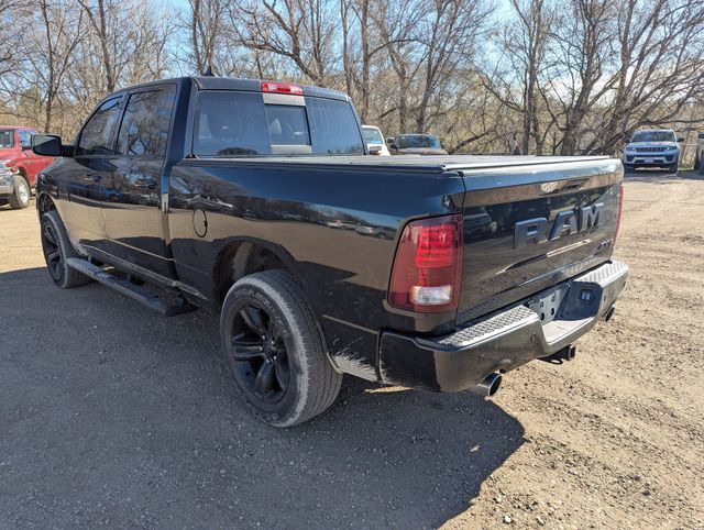 2018 Brilliant Black Crystal Pearlcoat Ram 1500 Sport 4X4 Truck