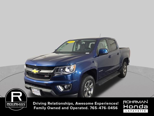 Pacific Blue Metallic 2019 Chevrolet Colorado Pickup Truck Four-Wheel Drive 8-Speed Automatic