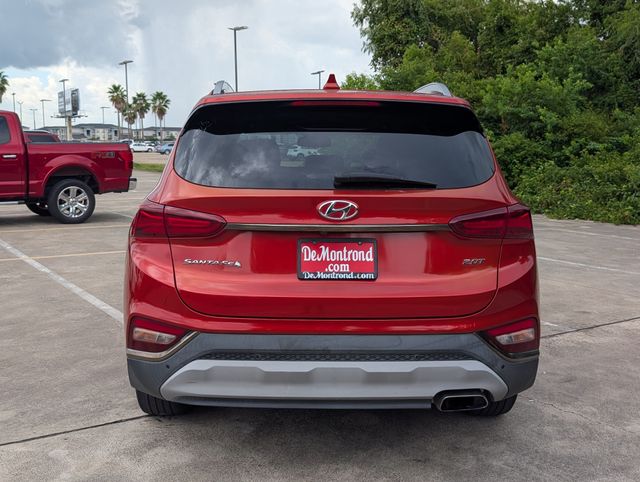 2020 Hyundai Santa Fe Limited Orange at DeMontrond Gulf Freeway