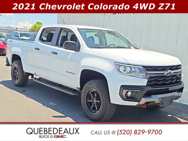 Summit White 2021 Chevrolet Colorado Pickup Truck Four-Wheel Drive Automatic