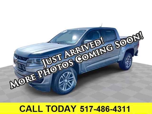 Gray (Satin Steel Metallic) 2021 Chevrolet Colorado Pickup Truck Four-Wheel Drive 8-Speed Automatic