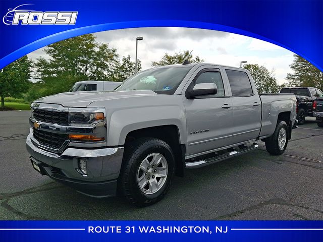 Silver Ice Metallic 2018 Chevrolet Silverado 1500 Pickup Truck Four-Wheel Drive 6-Speed Automatic Overdrive