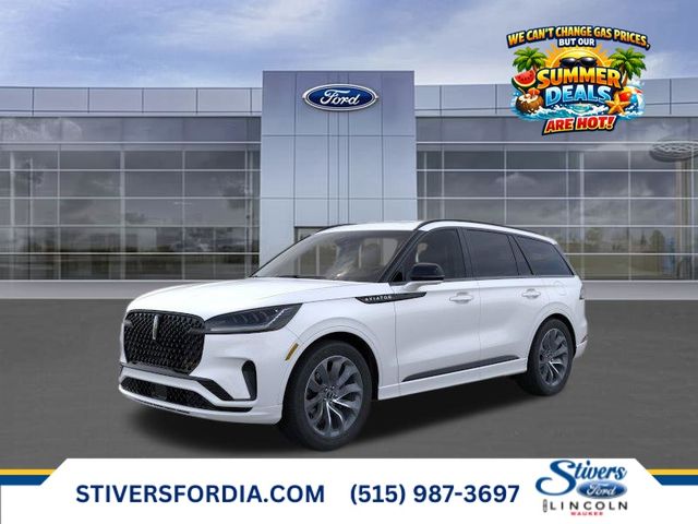 Pristine White Metallic Tri-Coat 2026 Lincoln Aviator SUV / Crossover All-Wheel Drive Automatic