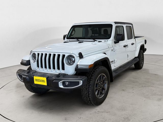 Bright White Clearcoat 2020 Jeep Gladiator Overland Crew Cab 4WD Pickup Truck Four-Wheel Drive 8-Speed Automatic