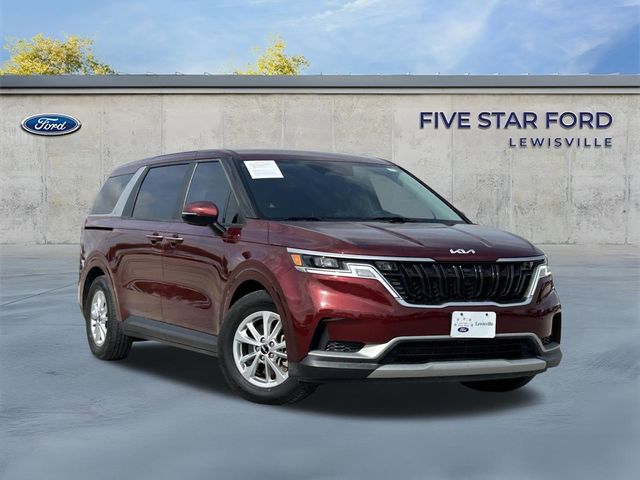 Flare Red 2022 Kia Carnival LX FWD Minivan Front-Wheel Drive 8-Speed Automatic