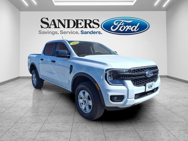 Oxford White 2024 Ford Ranger XL SuperCrew 4WD Pickup Truck Four-Wheel Drive Automatic