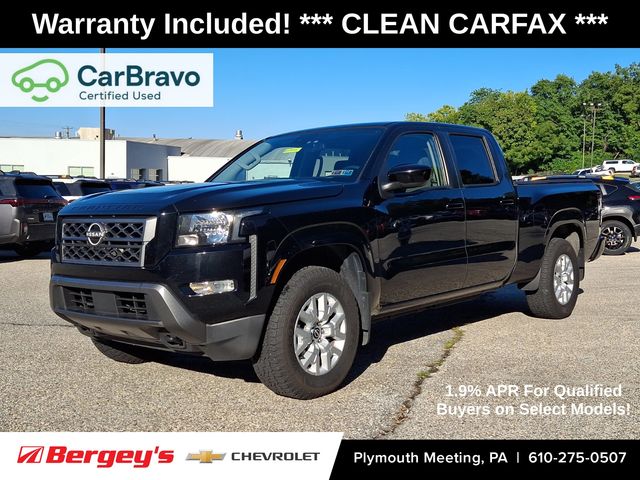 Super Black 2022 Nissan Frontier Pickup Truck Four-Wheel Drive 9-Speed Automatic