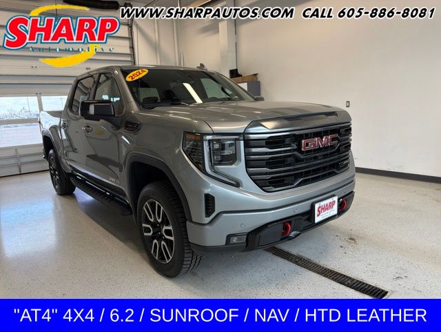 Gray 2024 GMC Sierra 1500 Pickup Truck Four-Wheel Drive Automatic