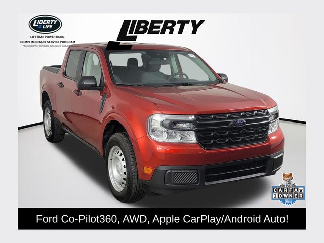 Hot Pepper Red Metallic Tinted Clearcoat 2024 Ford Maverick Pickup Truck All-Wheel Drive Automatic