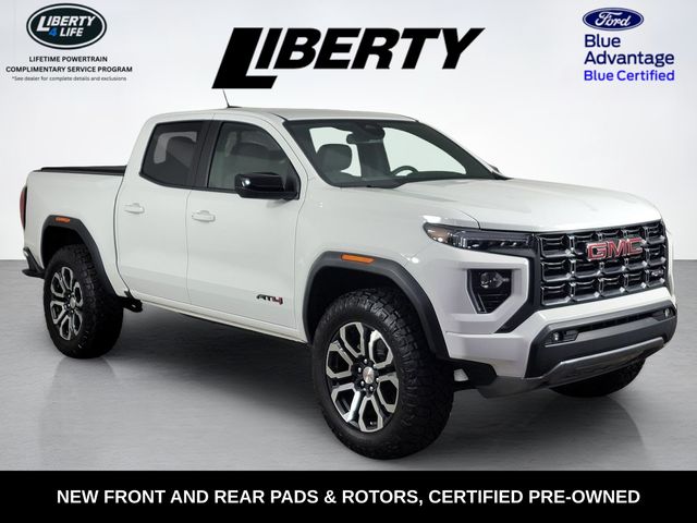 Summit White 2024 GMC Canyon Pickup Truck Four-Wheel Drive 8-Speed Automatic