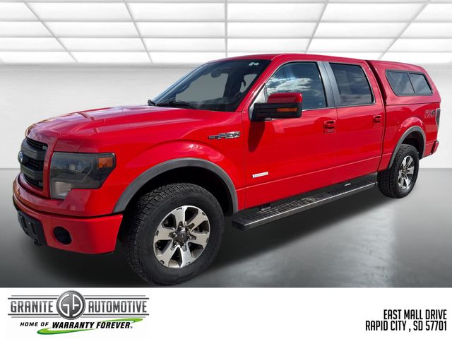 Race Red 2014 Ford F-150 Pickup Truck Four-Wheel Drive 6-Speed Automatic