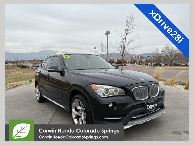 Black Sapphire Metallic 2015 BMW X1 xDrive28i AWD SUV / Crossover All-Wheel Drive 8-Speed Automatic