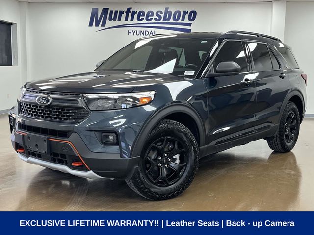 Blue Metallic 2023 Ford Explorer Timberline AWD SUV / Crossover All-Wheel Drive Automatic