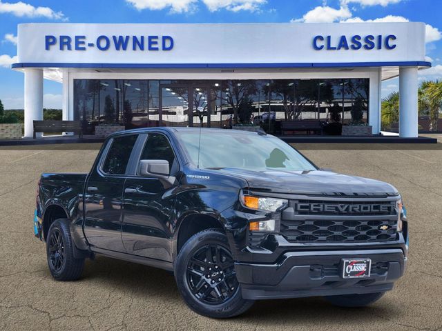 2023 Chevrolet Silverado 1500 Custom Black at DeMontrond Auto Country