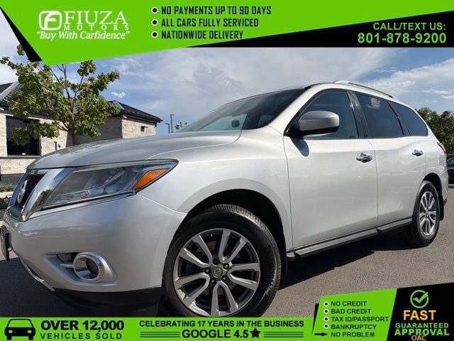 Brilliant Silver Metallic 2016 Nissan Pathfinder SUV / Crossover Four-Wheel Drive Continuously Variable Transmission