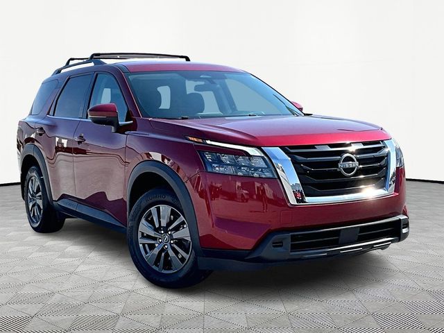 Red (Scarlet Ember Tintcoat) 2023 Nissan Pathfinder SV 4WD SUV / Crossover All-Wheel Drive 9-Speed Automatic